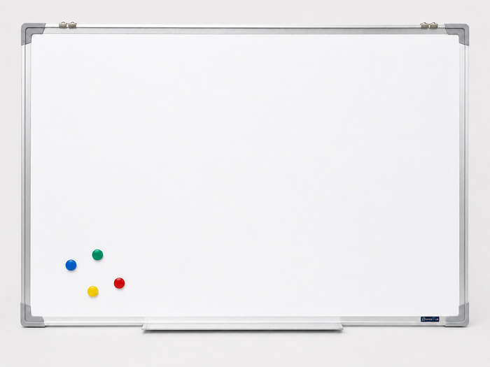 120 x 90cm Magnetic Whiteboard with Aluminium Frame