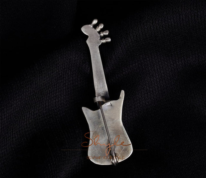 Anvaya Statement Guitar Brooch