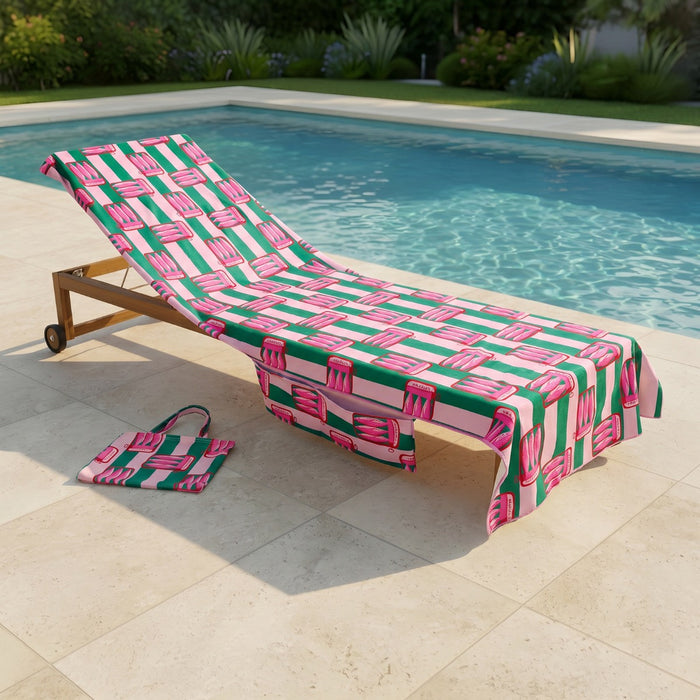 Pink/Green - Stripe
