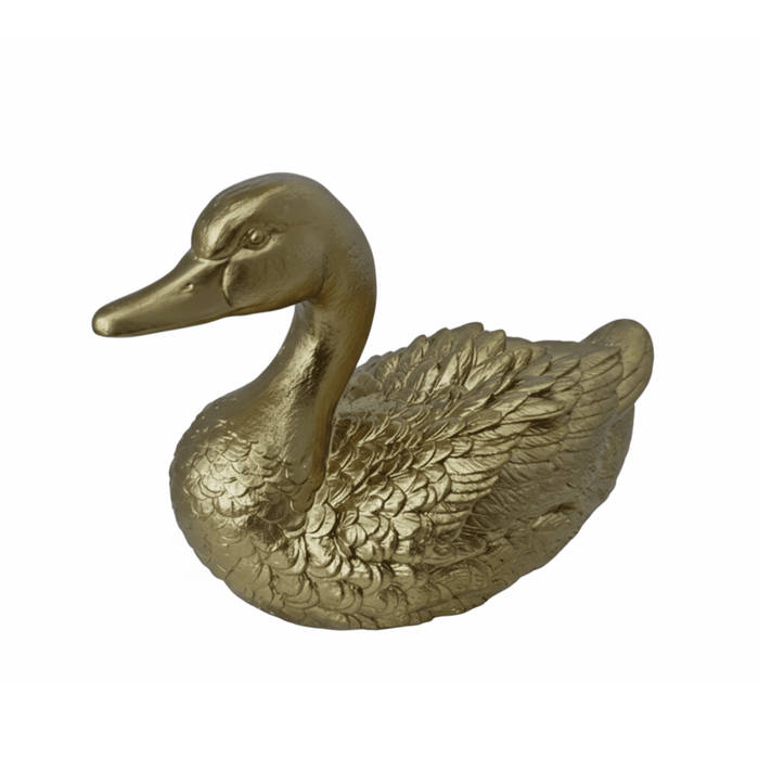 Decorative Gold Laying Duck Ornament Accessories