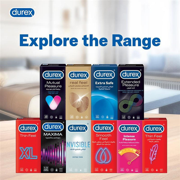 Durex Invisible Condoms - Pack of 12s