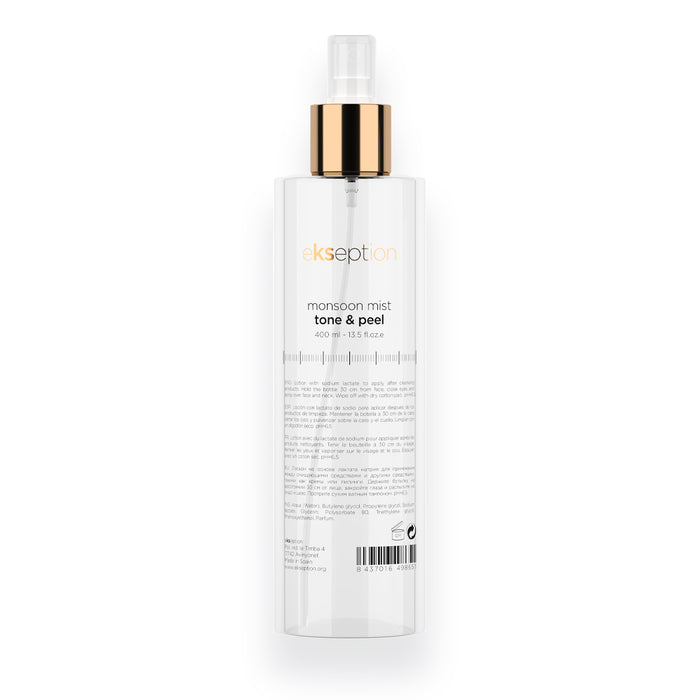 EKSEPTION Monsoon Mist Tone & Peel - Gaivinamasis ir drėkinamasis purškiamas tonikas, 400 ml