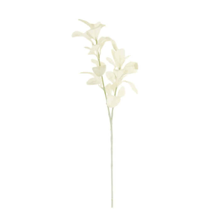 Faux Cream Lambs Ear Single Stem Floral Accessories