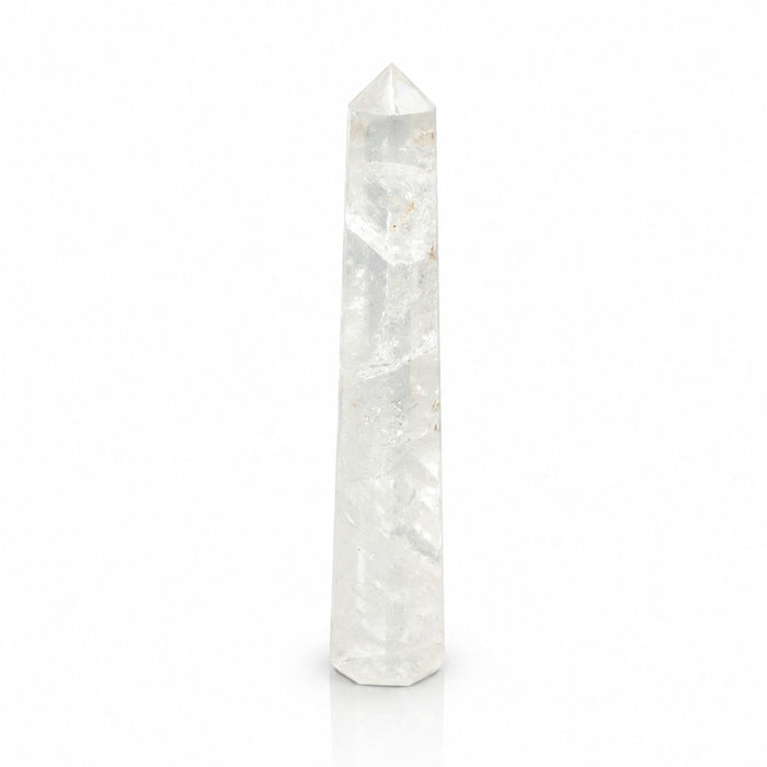 Gemstone Six Face Obelisk Poins approx 17cm - Rock Crystal 🇬🇧
