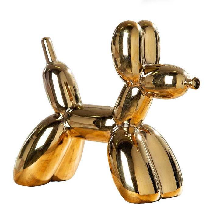 Gold Decorative Balloon Dog Ornament Accessories