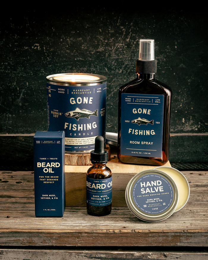 Gone Fishing Candle | Manready Mercantile
