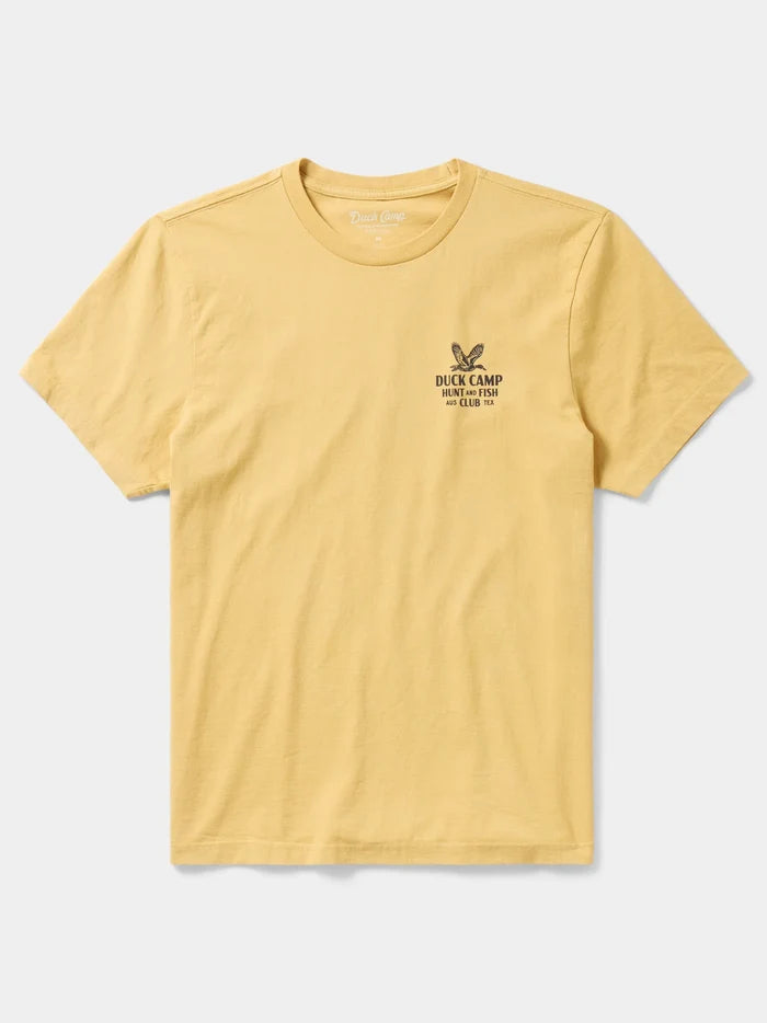 Hunt and Fish Club Tee | Mustard | Duck Camp