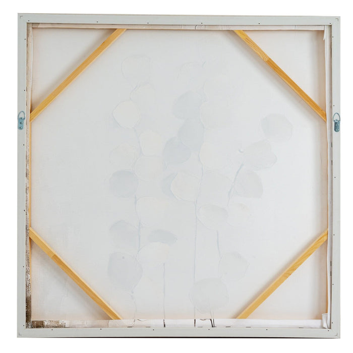 Ila Neutral Leaf Print Framed Canvas Wall Art Accessories