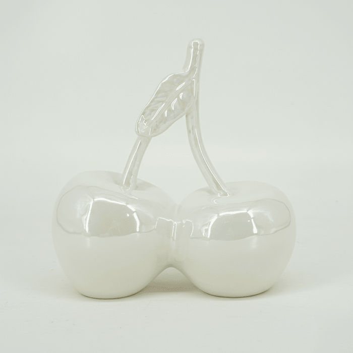 Cream Pearlescent Decorative Cherry Ornament Accessories