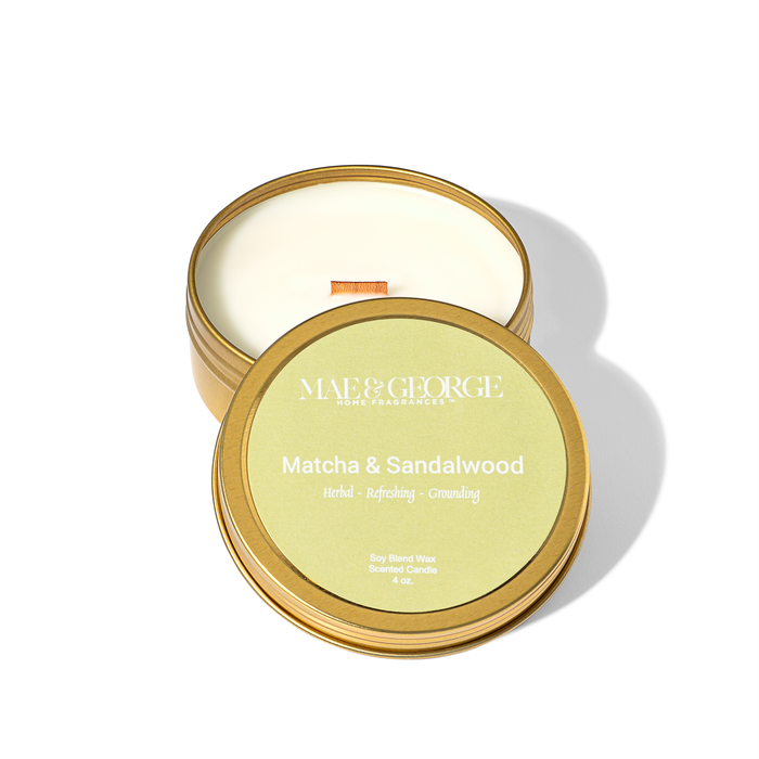 Matcha & Sandalwood Travel Candle