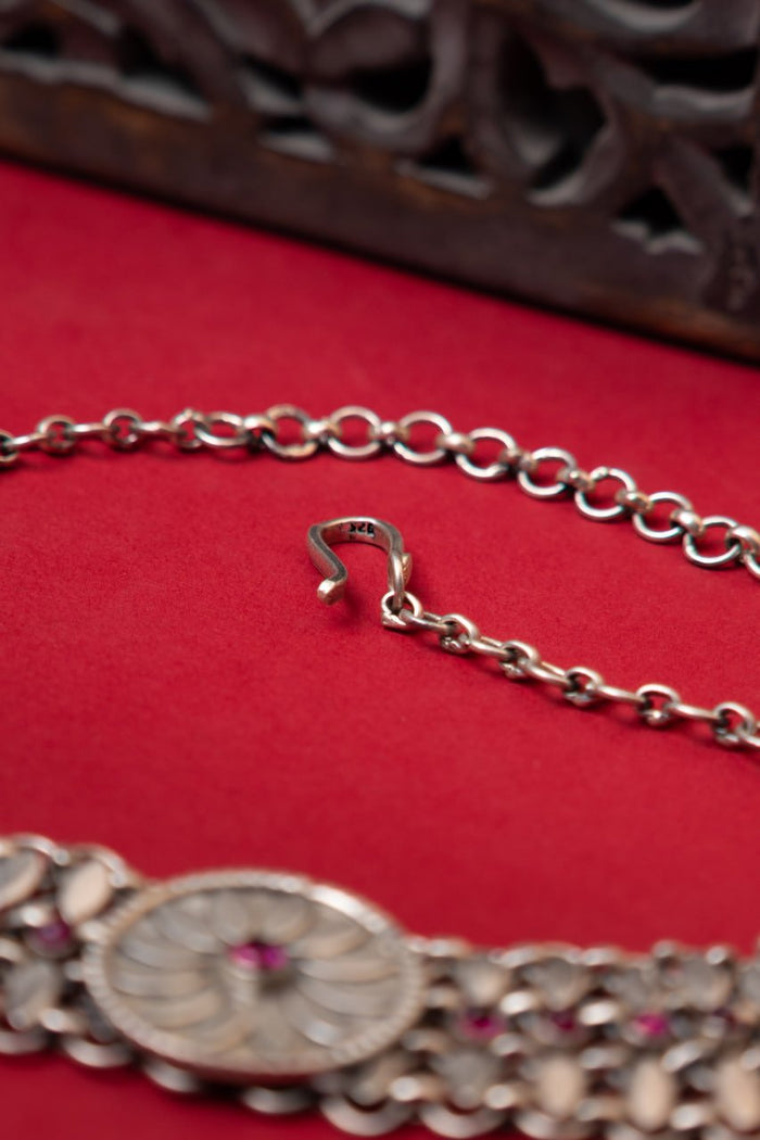 Mizoya Flower Motif Raani Jadau Choker
