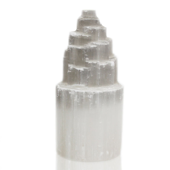 Natural Selenite Tower Lamp - 20 cm 🇬🇧