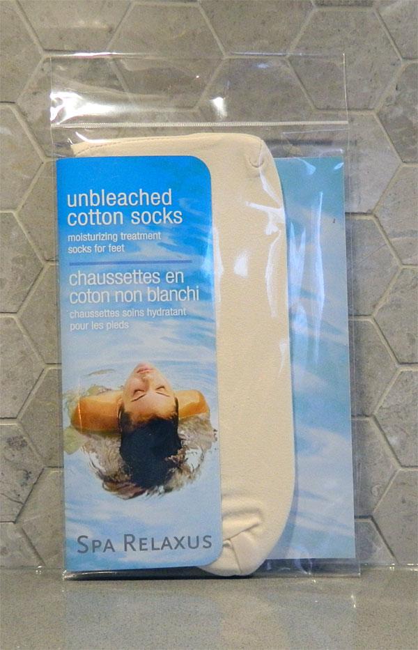 Natural Unbleached Cotton Moisturizing Socks