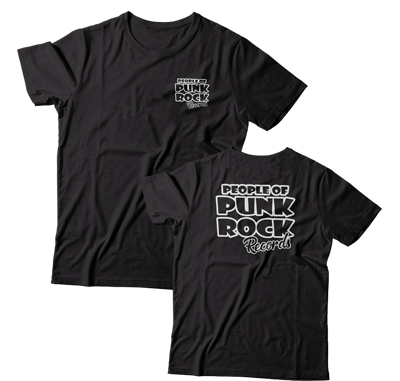 POPR Records - "Original Logo" (Black) (T-Shirt)