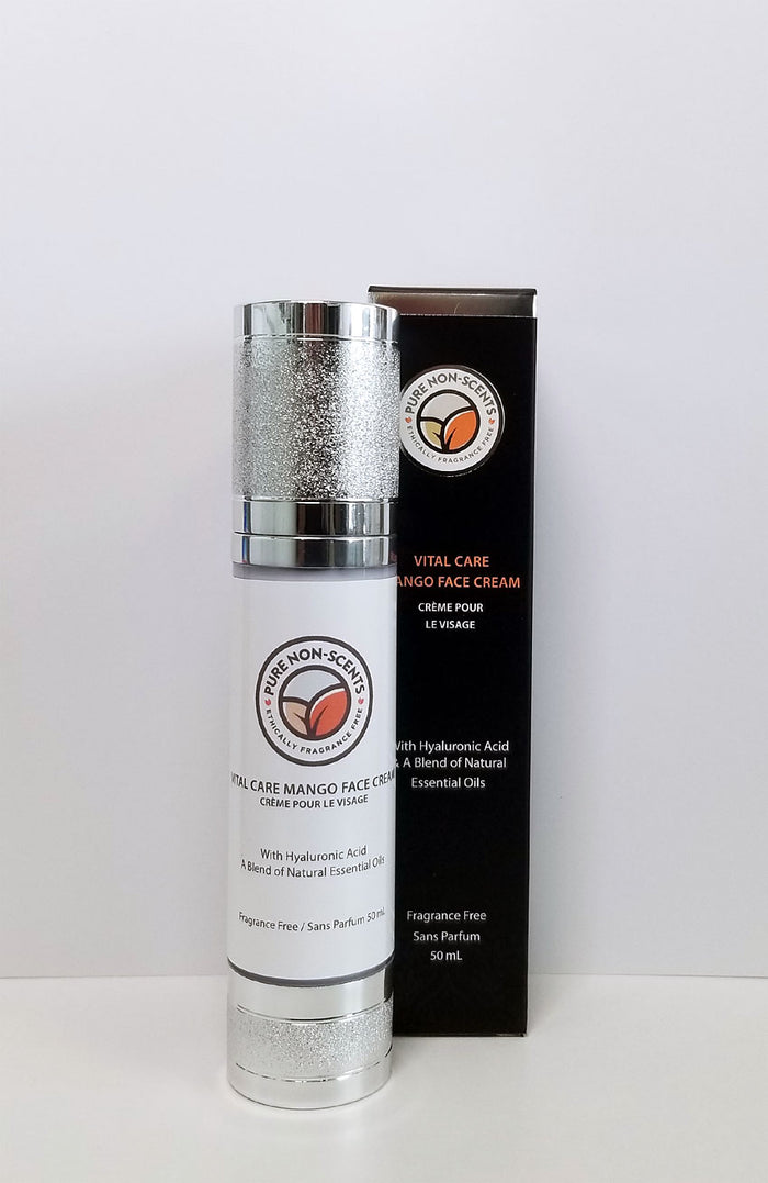 Pure Non-Scents Vital Care Mango Face Cream with Hyaluronic Acid (50ml)