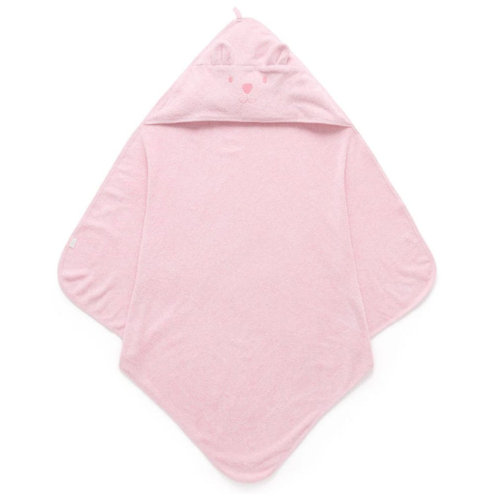 Purebaby Essential Bear Cotton Hooded Towel