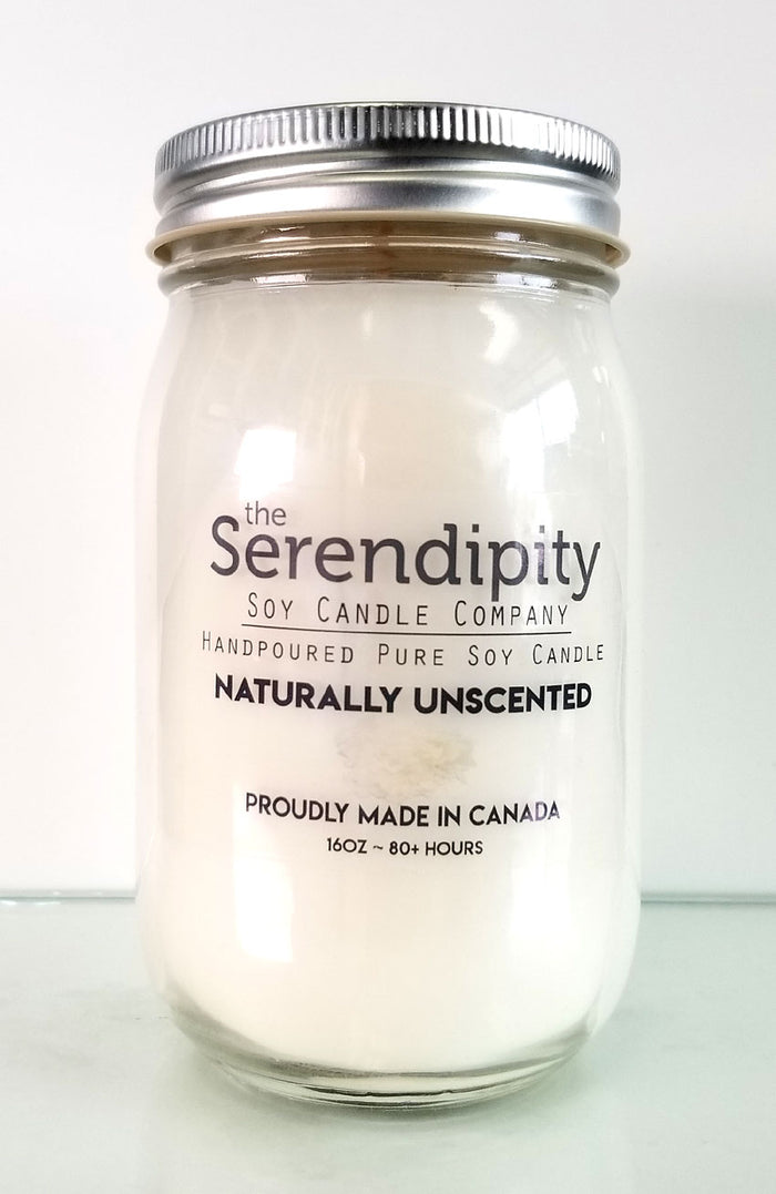 Serendipity Soy Wax Candle - Naturally Unscented