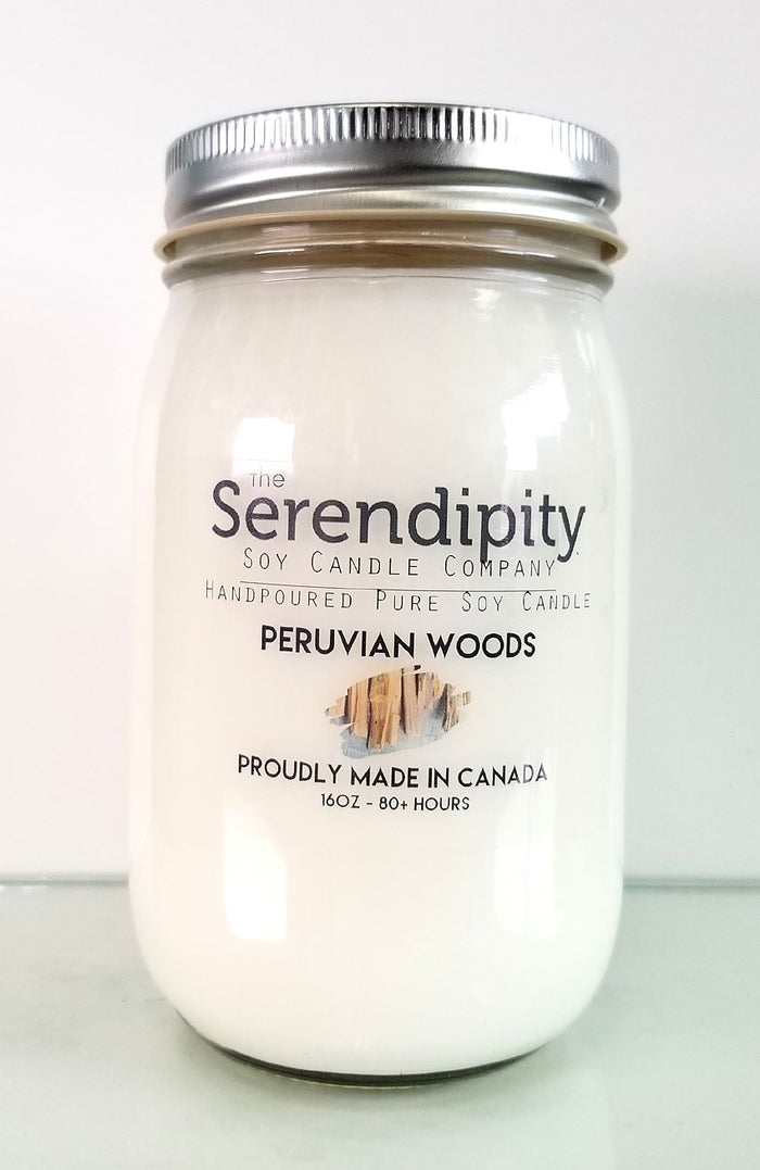 Serendipity Soy Wax Candle - Peruvian Woods