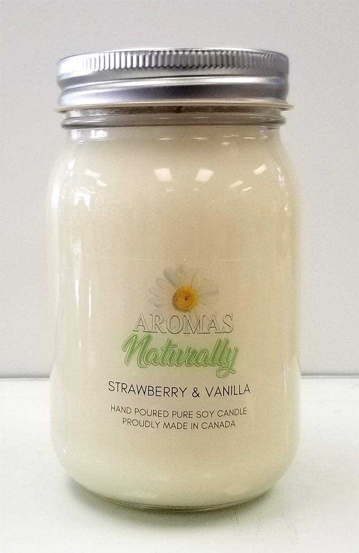 Serendipity Soy Wax Candle - Strawberry & Vanilla