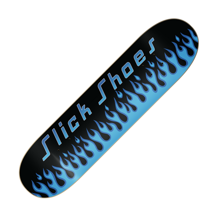 SLICK SHOES - "Burn Out" (Skateboard Deck)