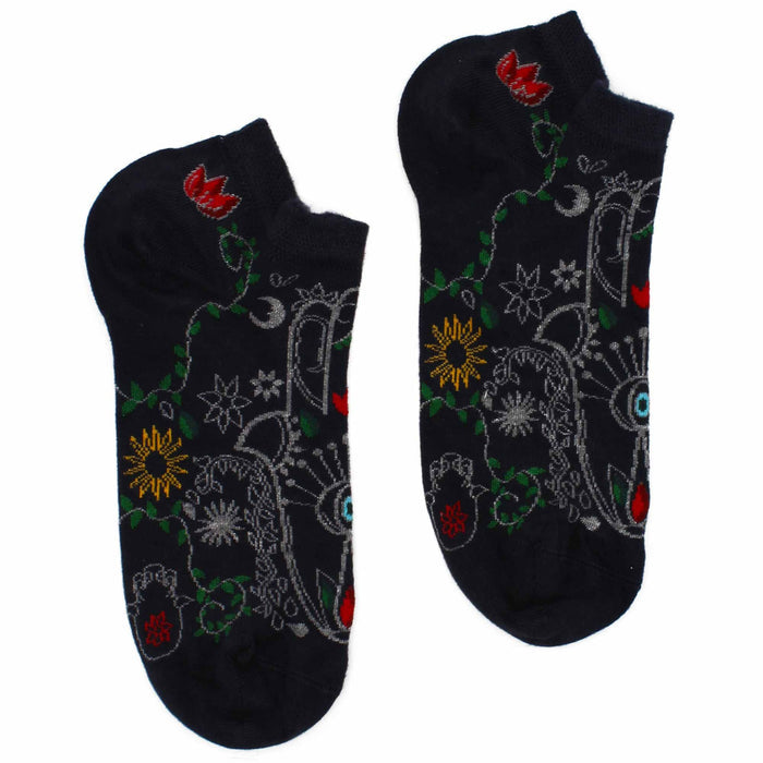 S/M Hop Hare Bamboo Socks Low (3.5-6.5) - Hamsa 🇬🇧