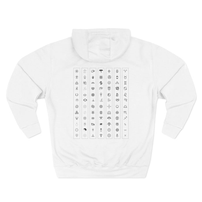 Three-Panel Fleece Hoodie