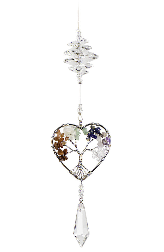 Wire Tree of Life Suncatcher – Heart