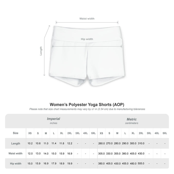 Women's Yoga Shorts (AOP)