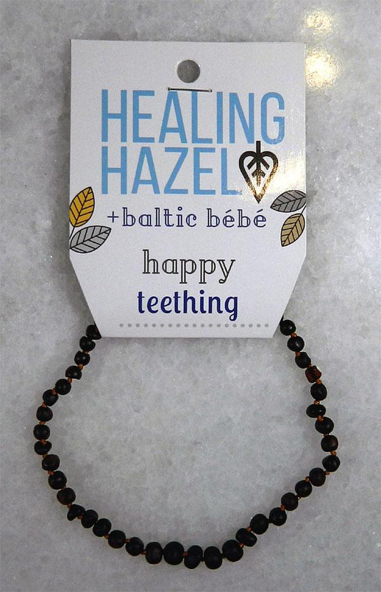 100% Certified Baltic Amber Baby Necklace Matte Cherry