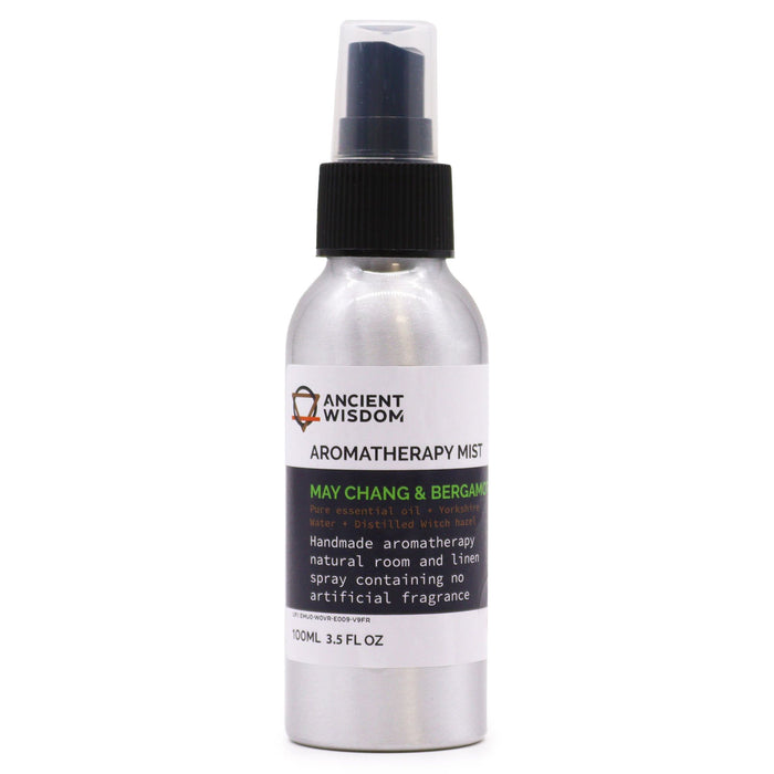 100ml Essential Oil Mist - May Chang & Bergamot 🇬🇧