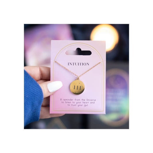 111 Angel Number Intuition Necklace 🇬🇧