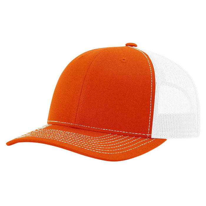 Orange and White