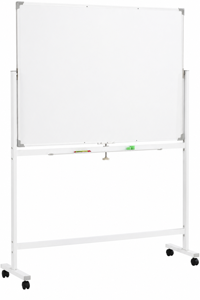 120 x 90 CM Double Side Whiteboard With Stand