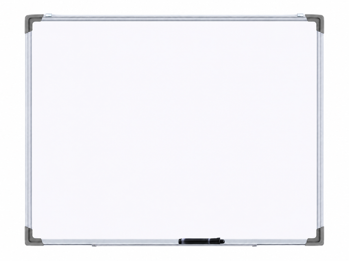 120 x 90cm Magnetic Whiteboard with Aluminium Frame