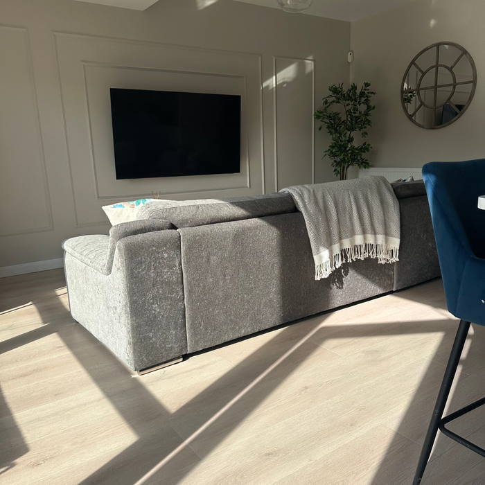 Living room photo of Baum Pale Oak Long Plank