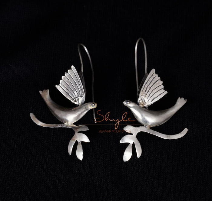 Adya Flying Bird Statement Earring side