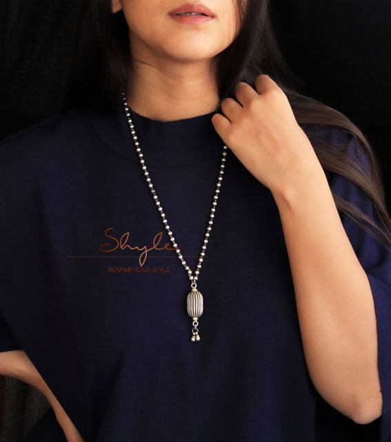 Adya Intricate Drum Ghughri Ball Necklace