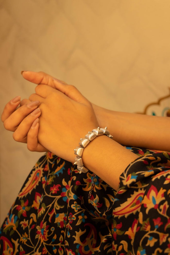 Adya Matte Embossed Timeless Bracelet