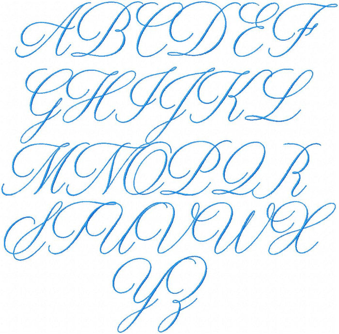 Alisa Font Set - Comes in 2.5 inch size