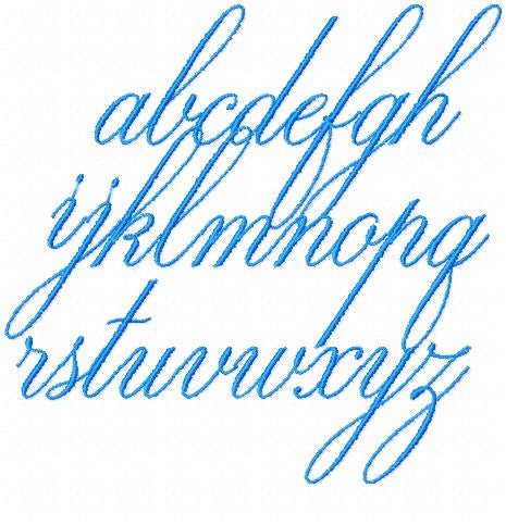 Alisa Font Set - Comes in 2.5 inch size