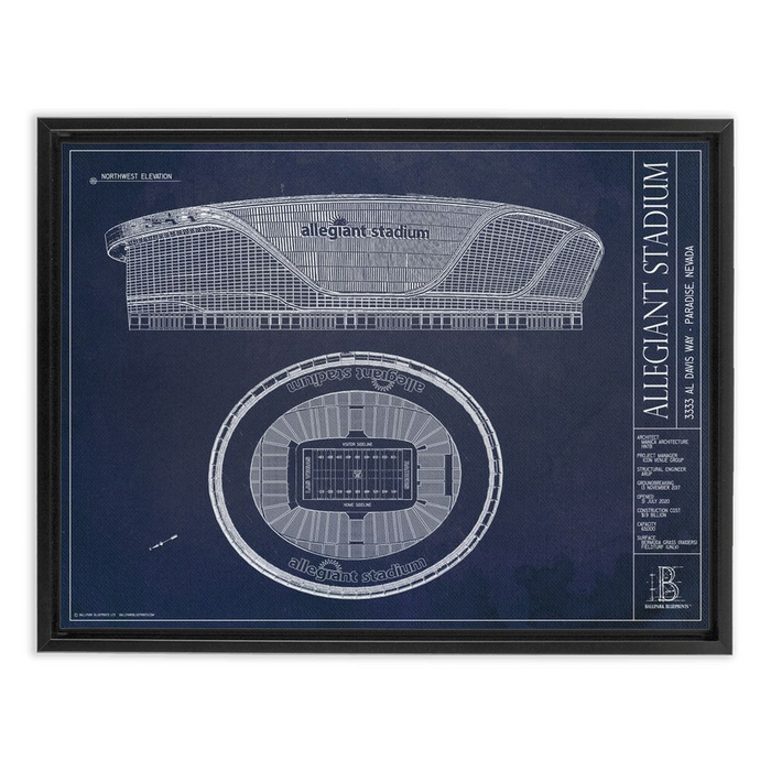 Framed Canvas - Small - Black