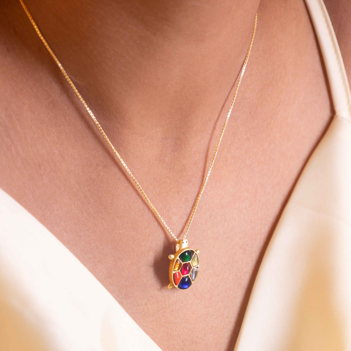 Anvaya Shaahi Tortoise Jadau Necklace