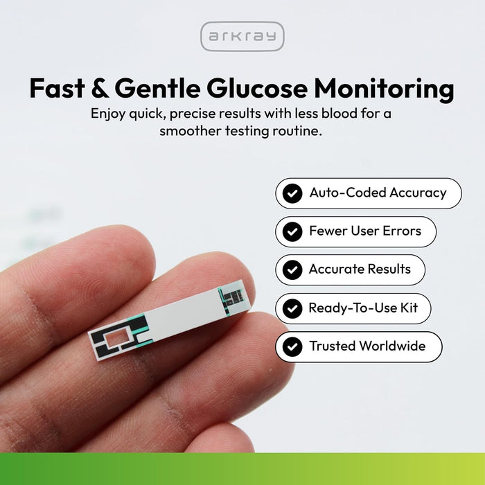 Arkray Glucocard Vital Blood Glucose Meter - 760001-Case - LL Medico
