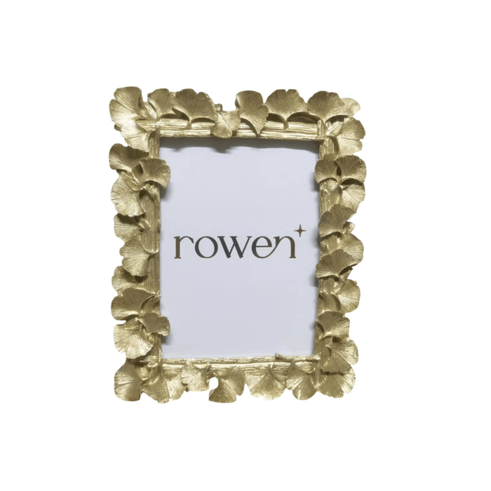 Arlette Decorative Gingko Leaf Gold Photo Frame - 5x7" Accessories
