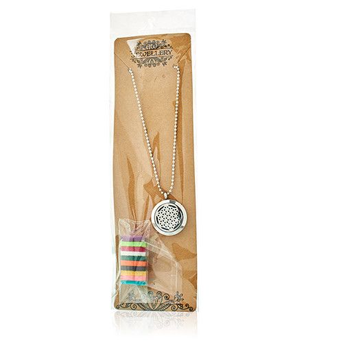 Aromatherapy Diffuser Necklace - Music Notes 25mm 🇬🇧