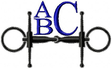 Bridle Bit Monogram Frame