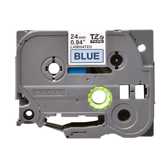 Brother TZ551 Black On Blue Laminated 24mm Tape - TZe-551