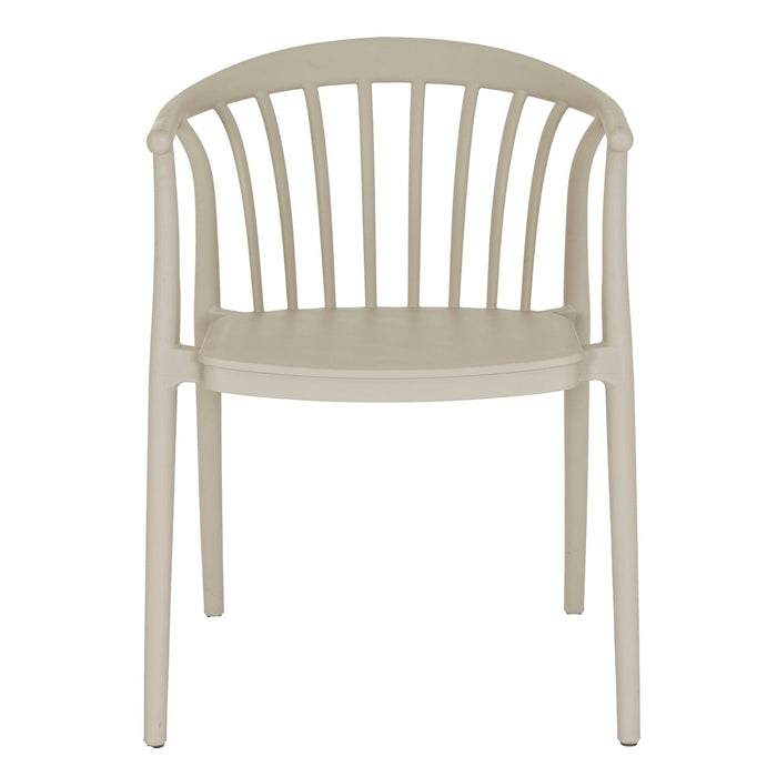 Burbeck Putty Curved Outdoor Dining Chair Outdoor