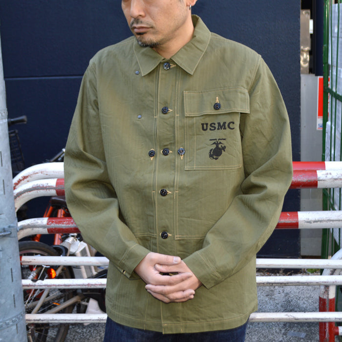 BUZZ RICKSON'S "BR15123" COAT, U.S. Marine Corps M-1944 Herringbone