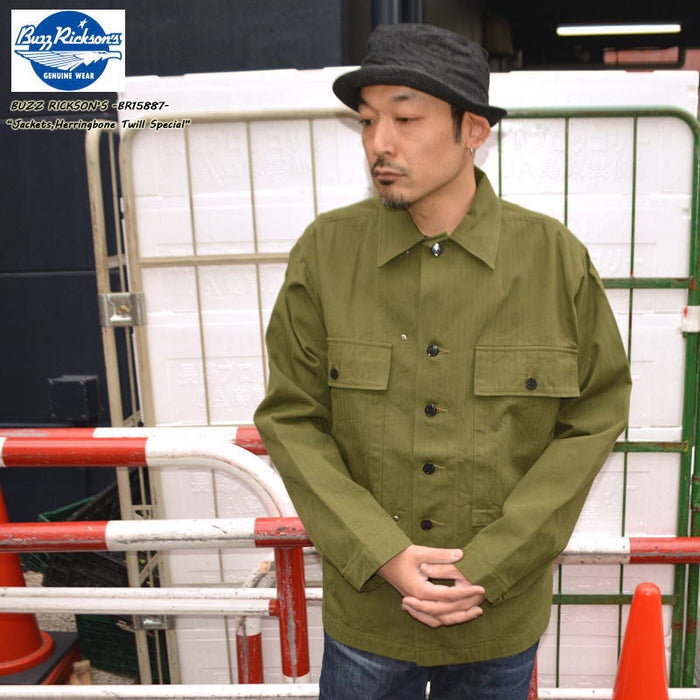 BUZZ RICKSON'S "BR15887" Jackets,Herringbone Twill Special